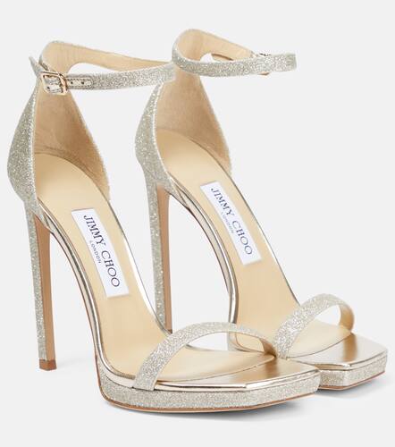 Sandales Alva 120 en cuir  ornements - Jimmy Choo - Modalova
