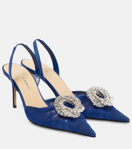 Escarpins slingback Galaxy 85 en tulle - Mach & Mach - Modalova
