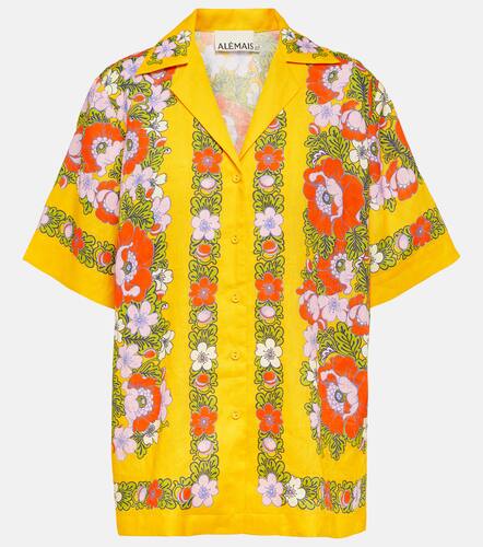 Alemais Floral linen bowling shirt - Alemais - Modalova