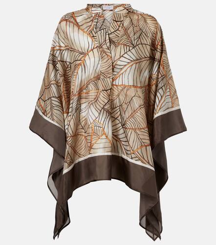 Printed silk shirt - Brunello Cucinelli - Modalova