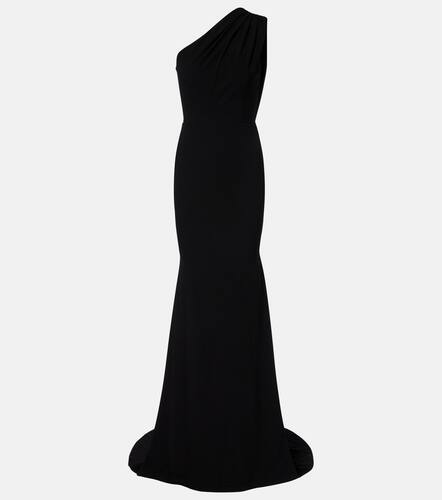 Draped one-shoulder crepe gown - Alex Perry - Modalova