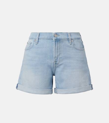 Mid-rise denim shorts - 7 For All Mankind - Modalova