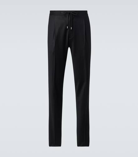 Pantalon en laine et cachemire - Lardini - Modalova