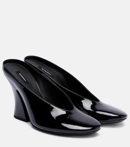 Mules Sculpted 95 en cuir verni - Givenchy - Modalova