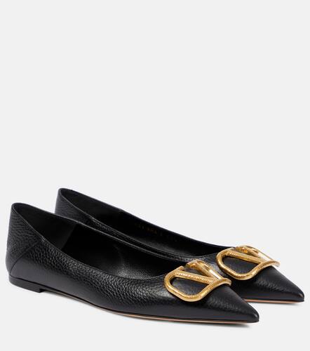 VLogo leather ballet flats - Valentino Garavani - Modalova
