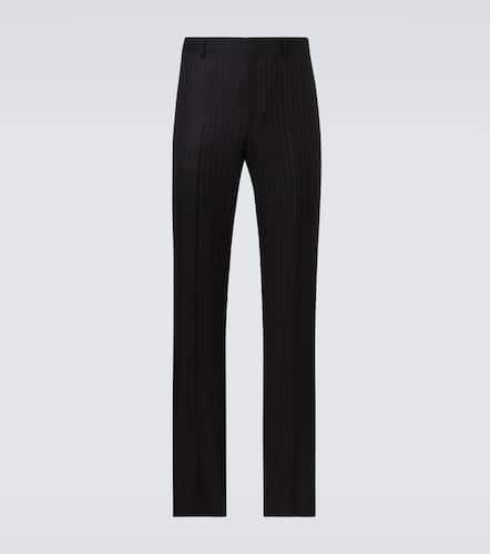 Pantalon droit ray en laine - Givenchy - Modalova