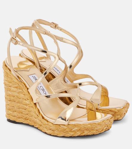 Sandales Ayla 110 en cuir mtallis - Jimmy Choo - Modalova
