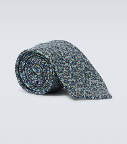 Kiton Cravatta in seta con stampa - Kiton - Modalova