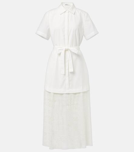 Robe chemise Jenner en popeline et dentelle - Simkhai - Modalova