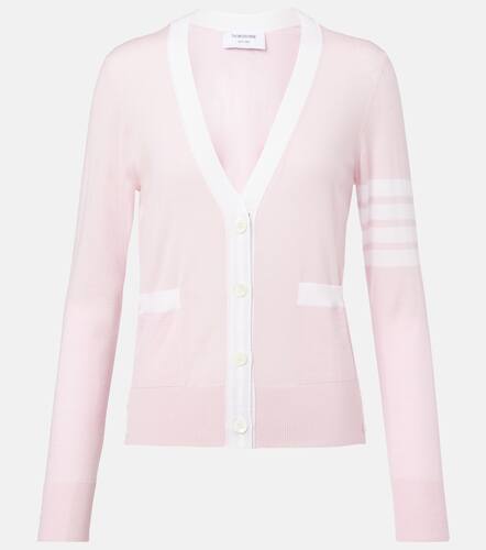 Bar virgin wool cardigan - Thom Browne - Modalova