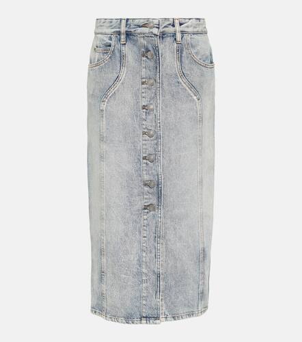 Vandy denim midi skirt - Marant Etoile - Modalova