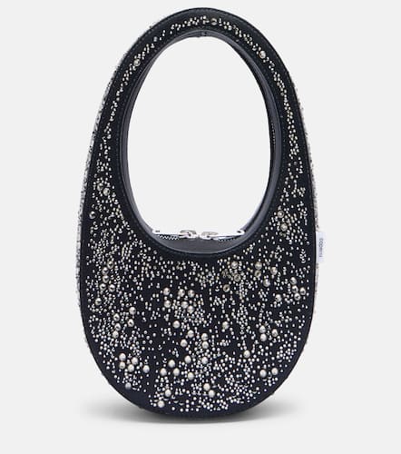 Swipe crystal-embellished tote bag - Coperni - Modalova