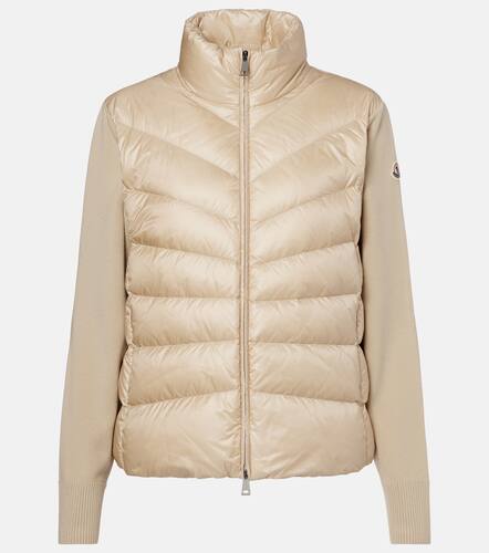 Cardigan matelass en laine vierge - Moncler - Modalova