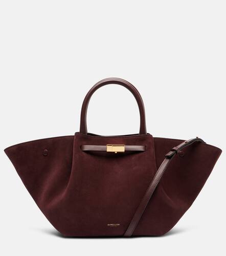 New York Midi suede tote bag - DeMellier - Modalova