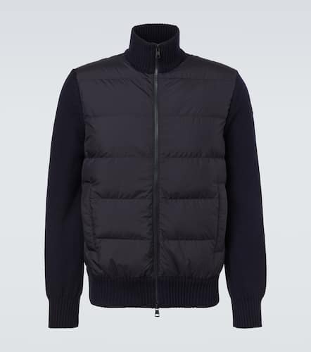 Cardigan matelass en laine - Moncler - Modalova