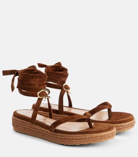 Suede espadrille sandals - Gianvito Rossi - Modalova