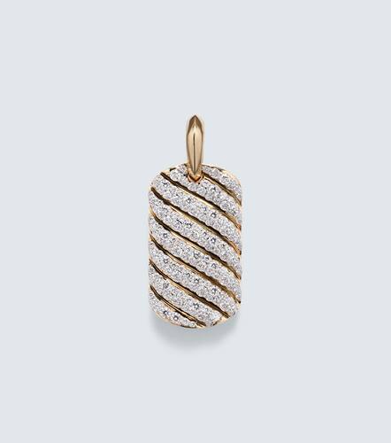 Anhänger Sculpted Cable aus 18kt Gelbgold mit Diamanten - David Yurman - Modalova