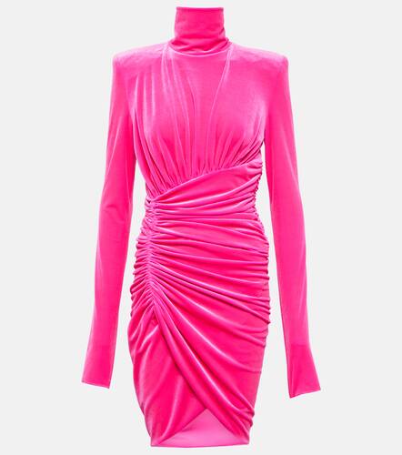 Robe Ruched en velours - Alexandre Vauthier - Modalova
