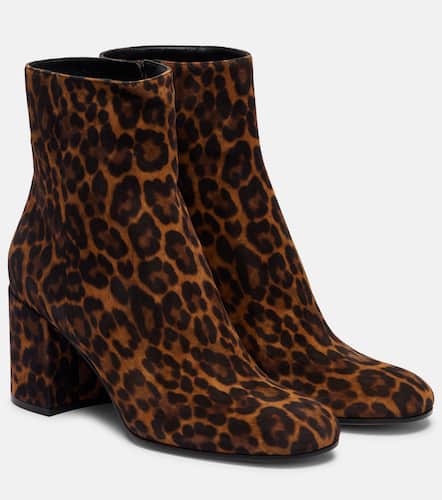 Joelle 70 leopard-print suede ankle boots - Gianvito Rossi - Modalova