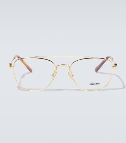 Miu Miu Aviator glasses - Miu Miu - Modalova