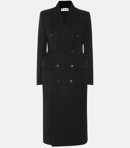 Hourglass wool-blend coat - Balenciaga - Modalova