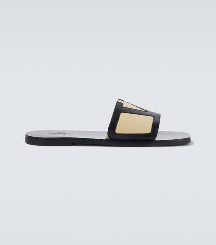 VLogo leather slides - Valentino Garavani - Modalova