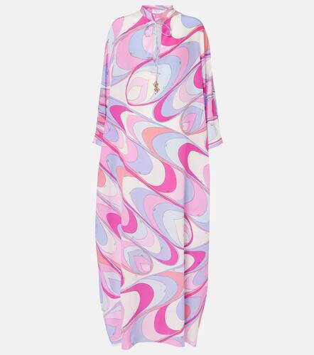 Printed silk crepe de chine kaftan - Pucci - Modalova