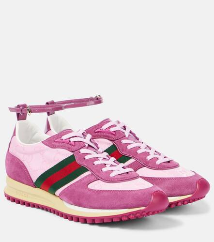 Nora Web Stripe suede sneakers - Gucci - Modalova