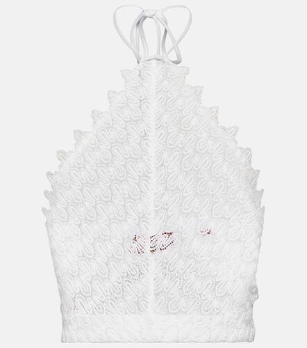 Crop top halter de croché - Missoni Mare - Modalova
