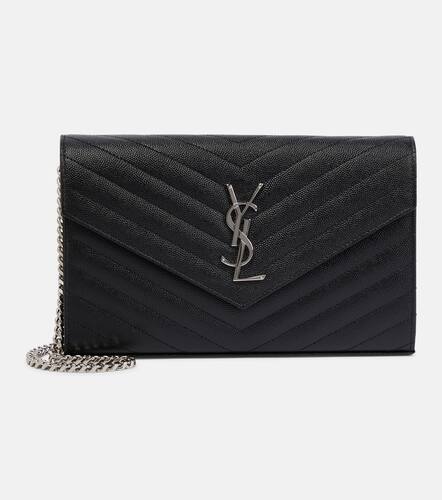 Cassandre matelasse leather wallet on chain - Saint Laurent - Modalova