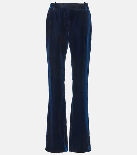 Fluid velvet straight pants - Nina Ricci - Modalova