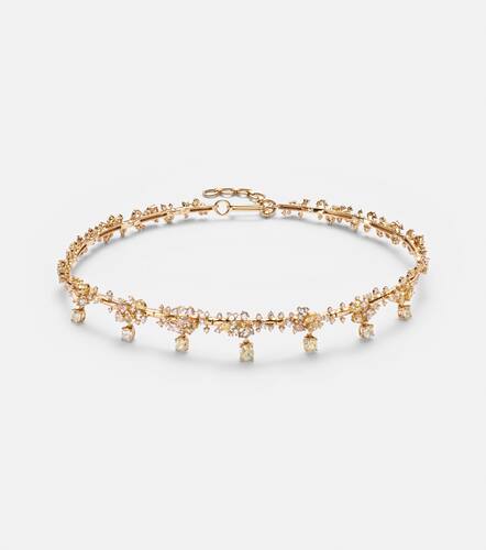 Kt choker with diamonds - Ananya - Modalova