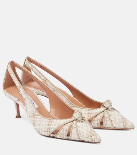 Premiere 50 cutout tweed pumps - Aquazzura - Modalova