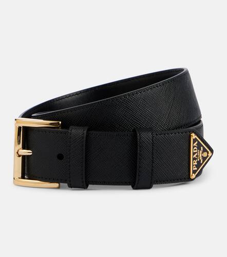 Prada Cinturón de piel con logo - Prada - Modalova