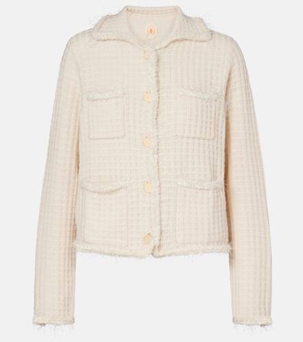 Distressed wool and cashmere cardigan - Jardin des Orangers - Modalova