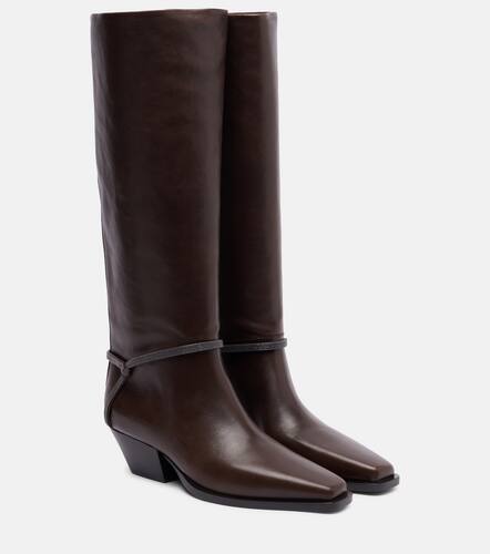 Bottes Monili en cuir - Brunello Cucinelli - Modalova