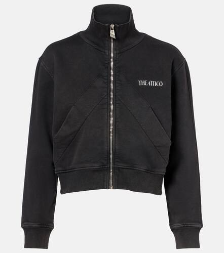 Cropped cotton track jacket - The Attico - Modalova