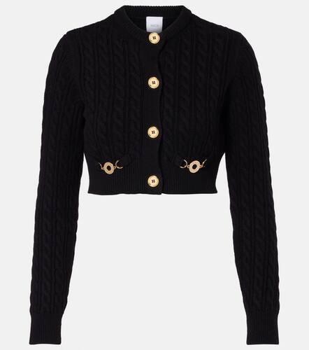 Cable-knit wool and cashmere cardigan - Patou - Modalova