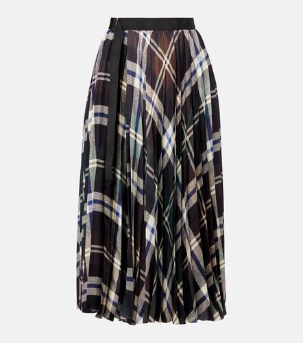 Sacai Plaid midi skirt - Sacai - Modalova