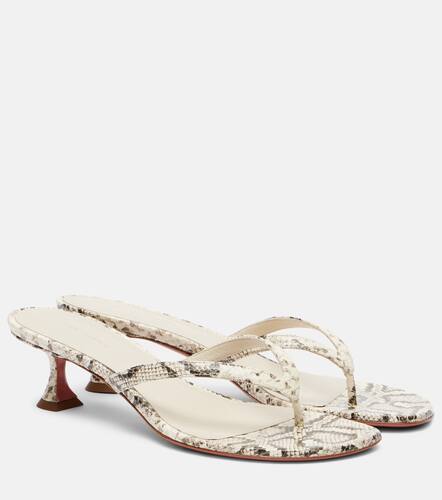 Sandali infradito Juliette 45 in pelle - Amina Muaddi - Modalova