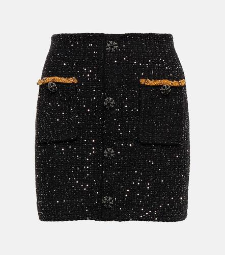 Sequined high-rise boucle miniskirt - Self-Portrait - Modalova