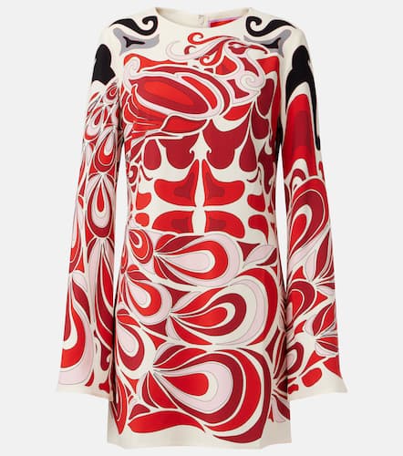 Mini Supremes printed satin minidress - La DoubleJ - Modalova