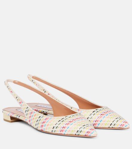 Purist Sling woven slingback flats - Aquazzura - Modalova