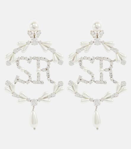 Crystal-embellished pearl earrings - Simone Rocha - Modalova