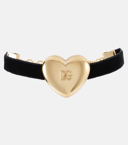 Dolce&Gabbana DG velvet bracelet - Dolce&Gabbana - Modalova
