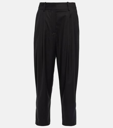 Herringbone tapered wool pants - Alaia - Modalova