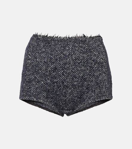 High-rise herringbone shorts - Christopher Esber - Modalova