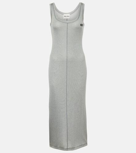 Miu Miu Knitted silk midi dress - Miu Miu - Modalova