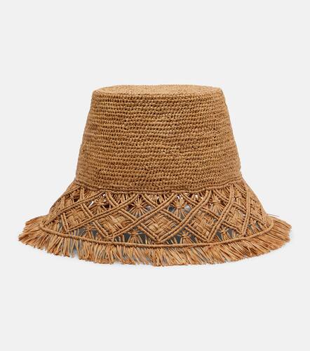 Macrame raffia bucket hat - Zimmermann - Modalova