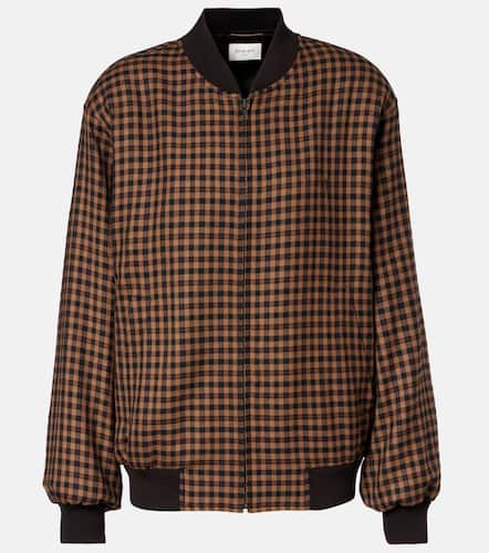 Wool teddy bomber jacket - Saint Laurent - Modalova